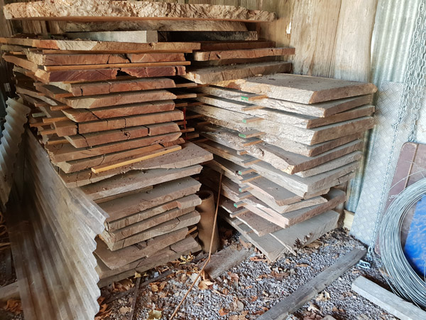 Solid Red Gum Slabs for Sale